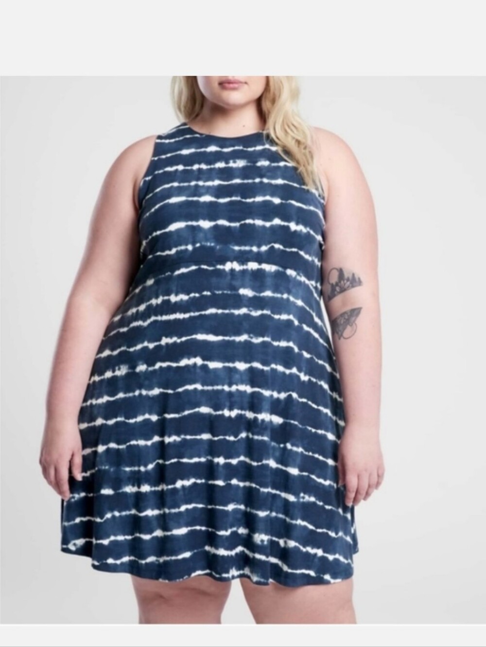 ATHLETA SANTORINI THERA TIE DYE DRESS (2X)